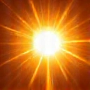 Lumină solară stilizată simbolizând energia și rezistența.